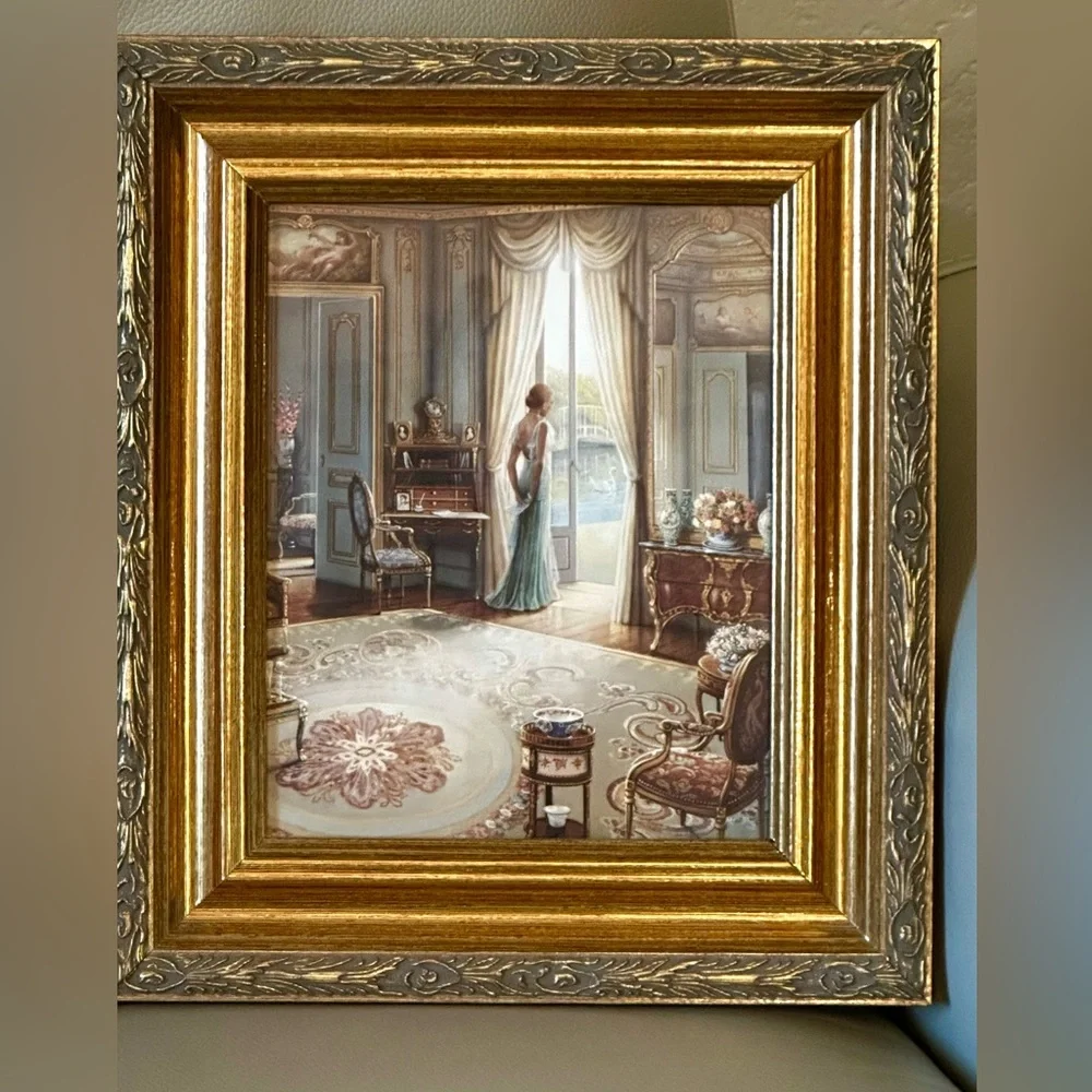 Y2K Victorian ladies limited edition by John P O’Brien Classic Ornate framed set